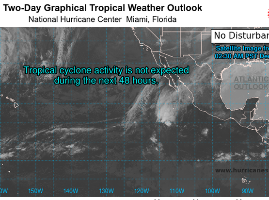 NOAA. Pronóstico a 2 días (click para abrir)